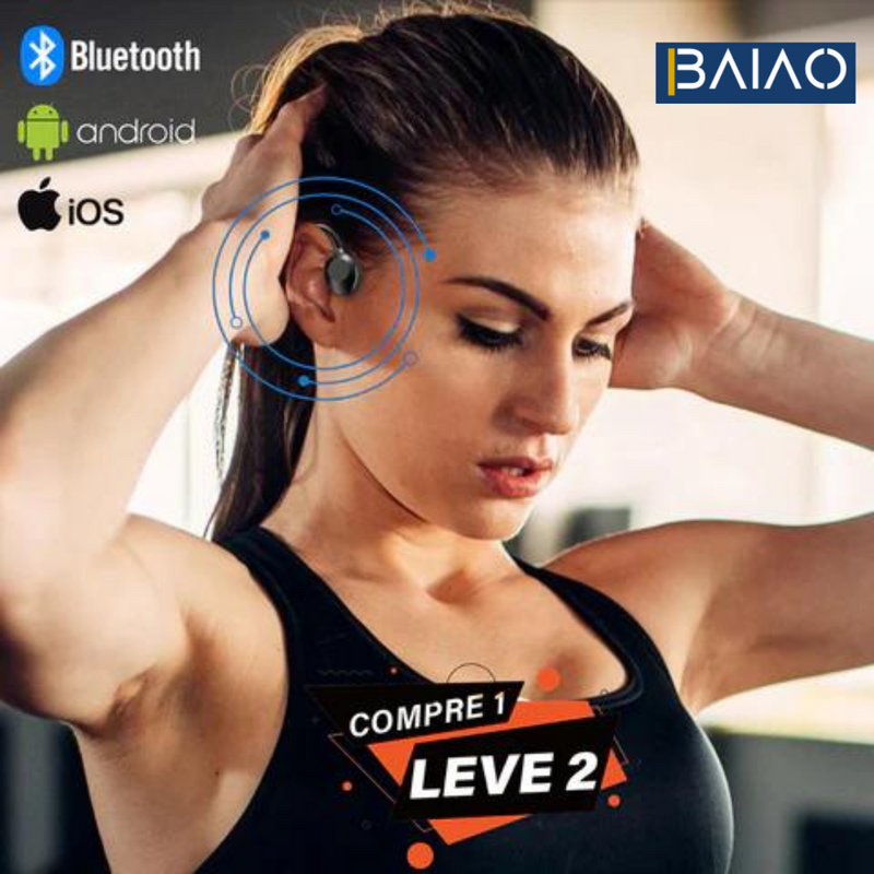 Easy Earphone - Condução Óssea | COMPRE 1 LEVE 2